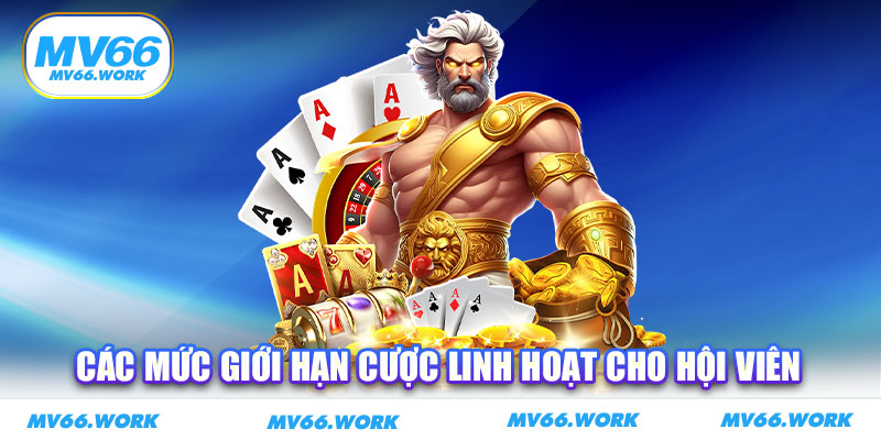 Các mức giới hạn cược linh hoạt cho hội viên