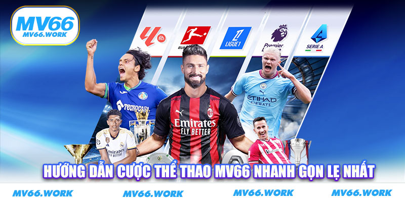 Hướng dẫn cược thể thao MV66 nhanh gọn lẹ nhất