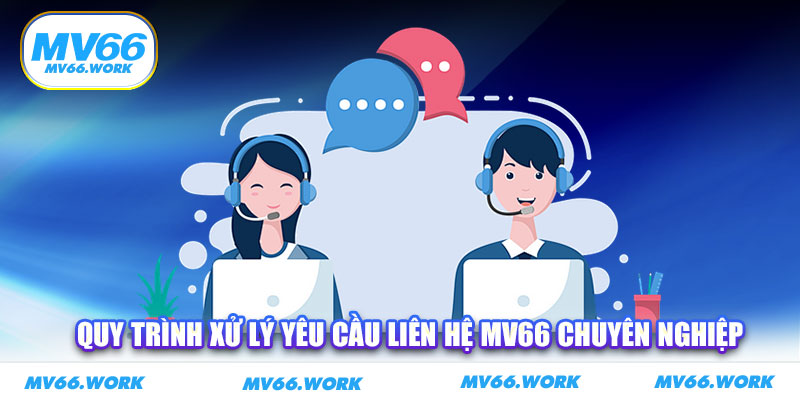 Quy trình xử lý yêu cầu liên hệ MV66 chuyên nghiệp